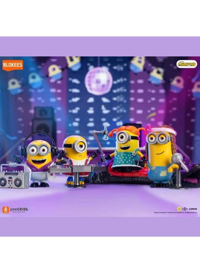 BLOKEES Minions PreCool Celebration Party DJ Phil Building Figure – 4+ PCS Construction Toy for Kids | Genuine Licensed Illumination Model Kit | Fun Collectible Gift for Boys UAE - Image 2